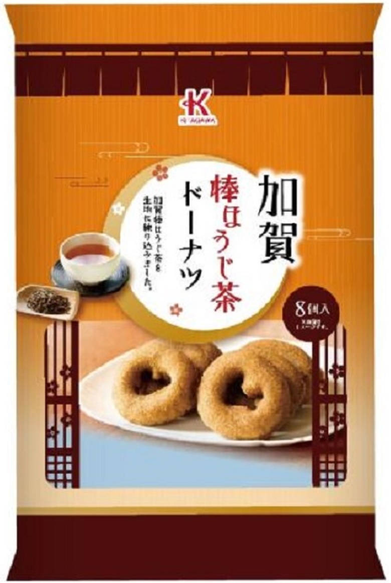 北川製菓　加賀棒ほうじ茶ドーナツ　8個入